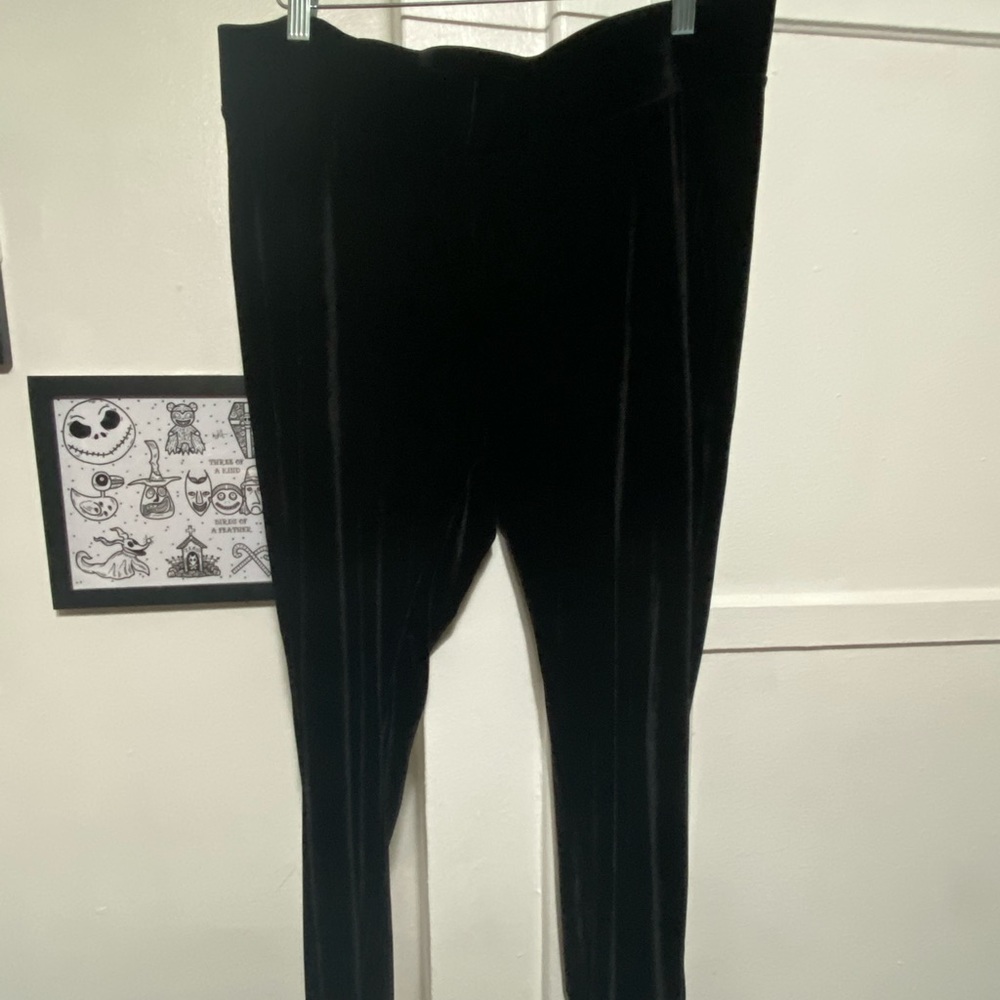 velour leggings